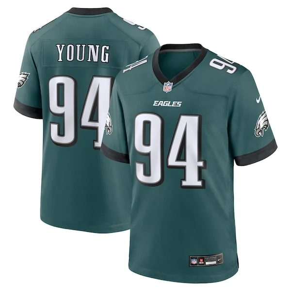 Superb Byron Young Philadelphia Eagles Nike Team Game Jersey Midnight Green Retailers boost your inventory Order these popular Eagles jerseys