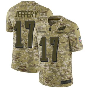 Outstanding Eagles #17 Alshon Jeffery Camo Men's Stitched NFL Limited 2018 Salute To Service Jersey Be among the first to own Order your Eagles jersey right away