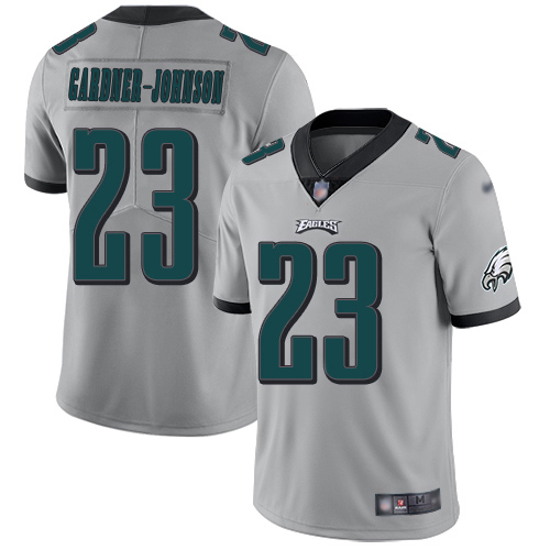 Stunning Eagles #23 C.J. Gardner Johnson Silver Men's Stitched NFL Limited Inverted Legend Jersey Sports enthusiasts Seize the opportunity Order your Eagles jersey