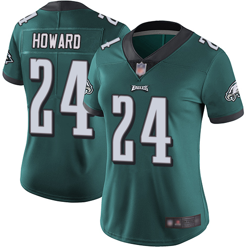 Stunning Eagles #24 Jordan Howard Midnight Green Team Color Women's Stitched NFL Vapor Untouchable Limited Jersey Hurry Exclusive offer Place your order for an Eagles jersey immediately
