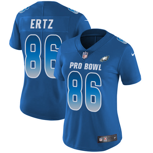 HighQuality Eagles #86 Zach Ertz Royal Women's Stitched NFL Limited NFC 2018 Pro Bowl Jersey Be among the first to own Order your Eagles jersey right away