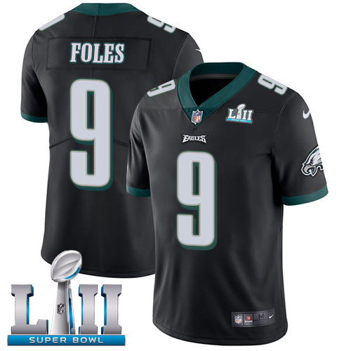 HighQuality Eagles #9 Nick Foles Black Alternate Super Bowl LII Men's Stitched NFL Vapor Untouchable Limited Jersey Hurry Exclusive offer Place your order for an Eagles jersey immediately