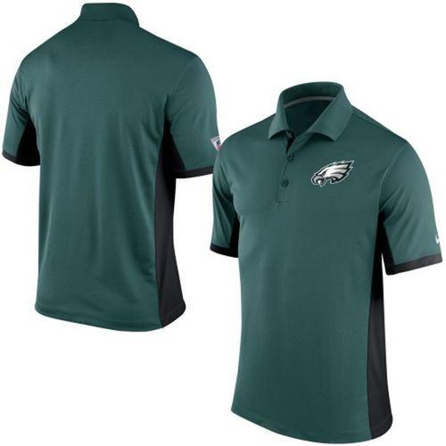 Delightful Men's NFL Philadelphia Eagles Green Team Issue Performance Polo Limited stock Order now to cheer for the Eagles