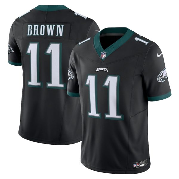 Delightful Philadelphia Eagles #11 A.J. Brown Men's Black Vapor F.U.S.E. Limited Jersey Act fast Only a few left Secure your Eagles jersey today