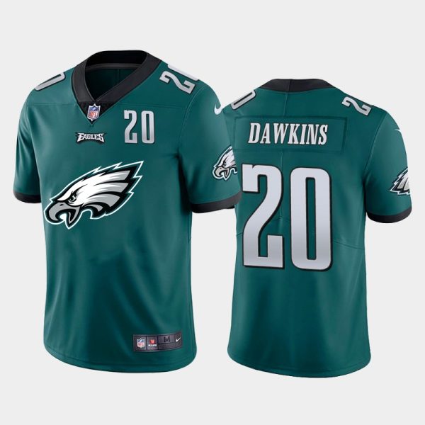 Premium Philadelphia Eagles #20 Brian Dawkins Green Men's Big Team Logo Player Vapor Limited NFL Jersey Hurry Exclusive offer Place your order for an Eagles jersey immediately