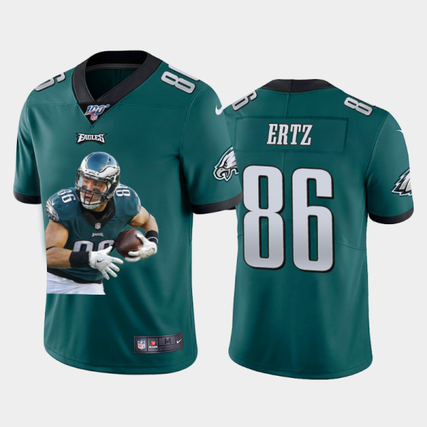 Stunning Philadelphia Eagles #86 Zach Ertz Team Hero 1 Vapor Limited NFL 100 Jersey Green Hurry Exclusive offer Place your order for an Eagles jersey immediately