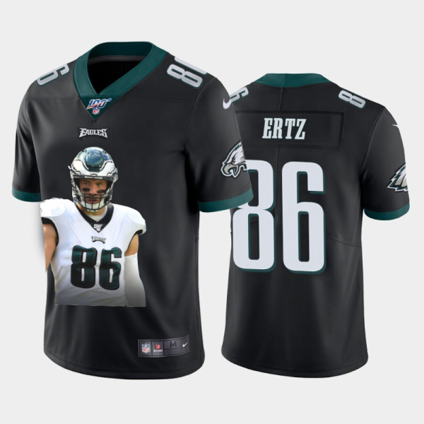 Premium Philadelphia Eagles #86 Zach Ertz Team Hero 4 Vapor Limited NFL 100 Jersey Black Retailers boost your inventory Order these popular Eagles jerseys