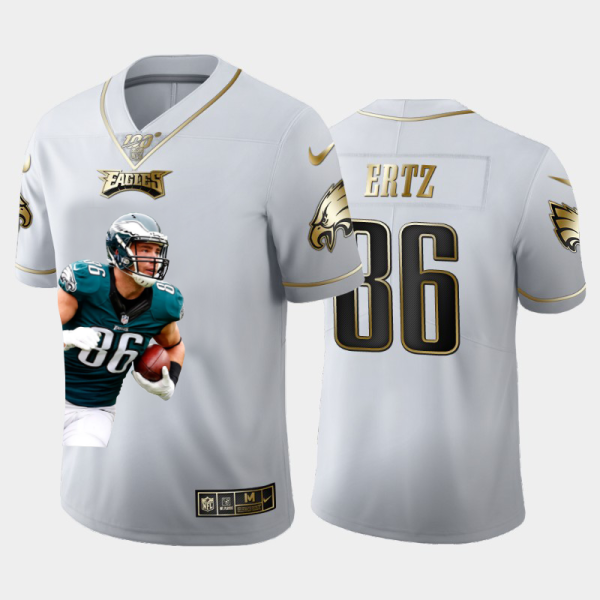 Superb Philadelphia Eagles #86 Zach Ertz Team Hero Vapor Limited NFL 100 Jersey White Golden Sports enthusiasts Seize the opportunity Order your Eagles jersey