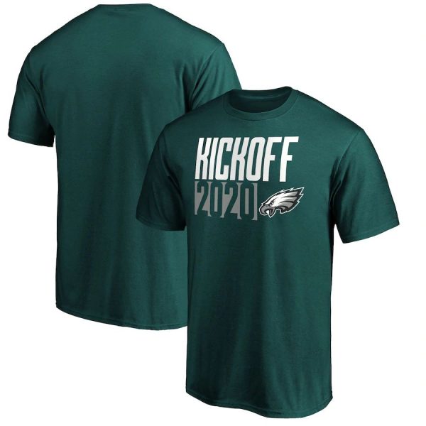 Exceptional Philadelphia Eagles Fanatics Branded Kickoff 2020 T Shirt Midnight Green Limited stock Order now to cheer for the Eagles