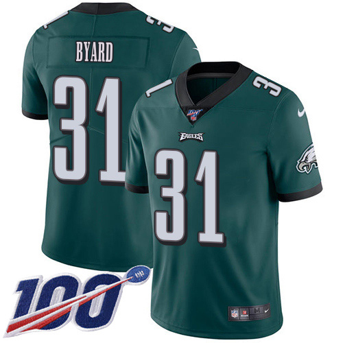 Exceptional Eagles #31 Kevin Byard Green Team Color Youth Stitched NFL 100th Season Vapor Untouchable Limited Jersey Retailers boost your inventory Order these popular Eagles jerseys
