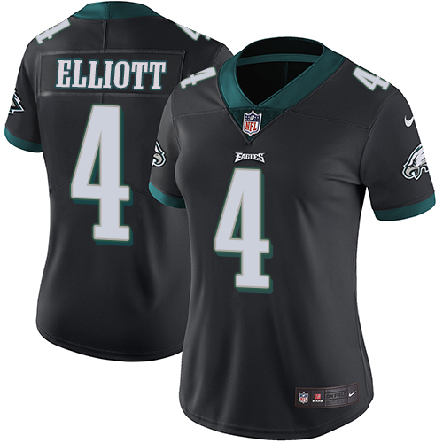 HighQuality Eagles #4 Jake Elliott Black Alternate Women's Stitched NFL Vapor Untouchable Limited Jersey With high demand Order now to show your love for the Eagles