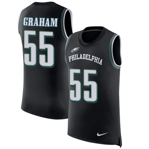 Delightful Eagles #55 Brandon Graham Black Alternate Men's Stitched NFL Limited Rush Tank Top Jersey Sports enthusiasts Seize the opportunity Order your Eagles jersey