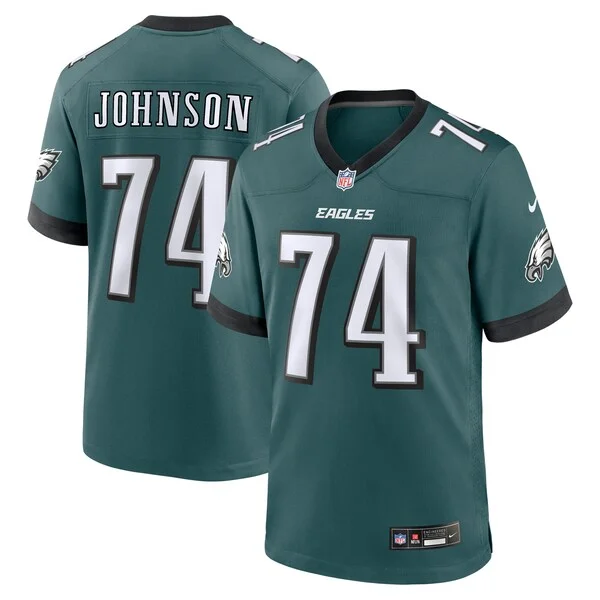 Gorgeous Fred Johnson Philadelphia Eagles Nike Team Game Jersey Midnight Green With high demand Order now to show your love for the Eagles