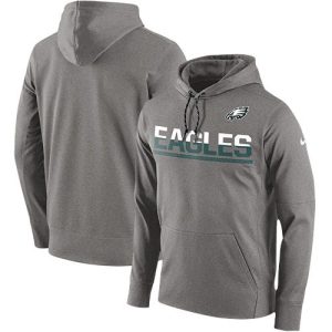 Delightful Men's Philadelphia Eagles Gray Sideline Circuit Pullover Performance Hoodie With high demand Order now to show your love for the Eagles