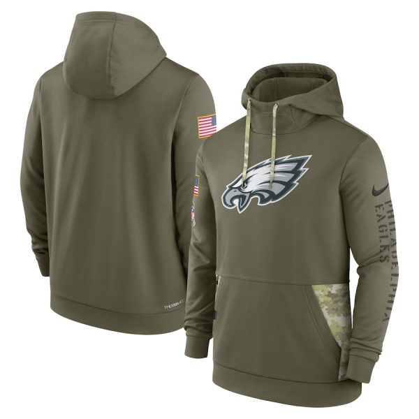 Exceptional Philadelphia Eagles 2022 Salute to Service Therma Performance Pullover Hoodie Olive Retailers boost your inventory Order these popular Eagles jerseys