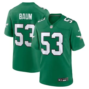 Fantastic Zack Baun Philadelphia Eagles Nike Alternate Game Jersey Kelly Green Act fast Only a few left Secure your Eagles jersey today